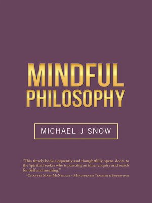 cover image of Mindful Philosophy